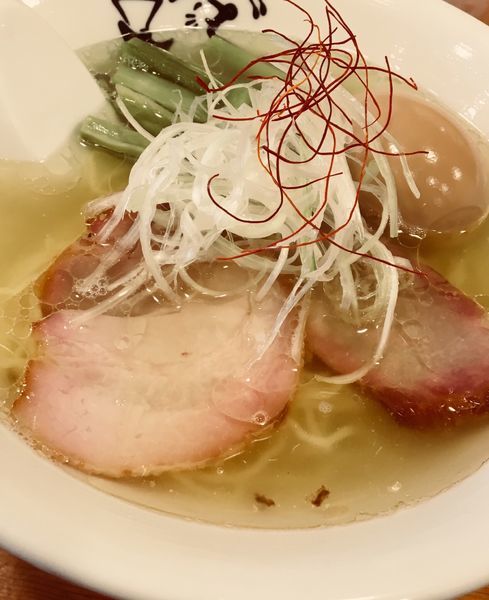 「鶏そば 味玉」@鶏そば きび 目黒店の写真