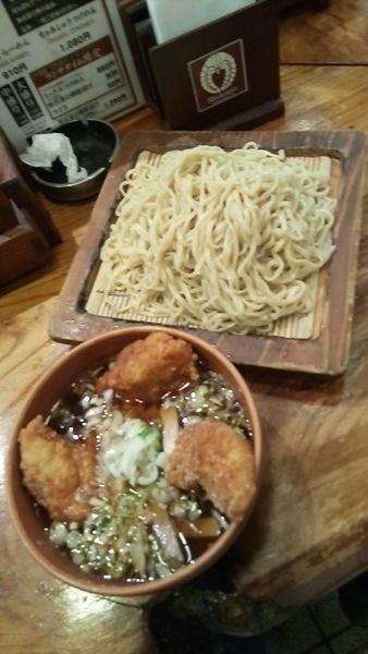 「ミックスつけ麺（中盛・ﾗﾝﾁ限定・曜日ｻｰﾋﾞｽ）８５０円」@新高揚の写真