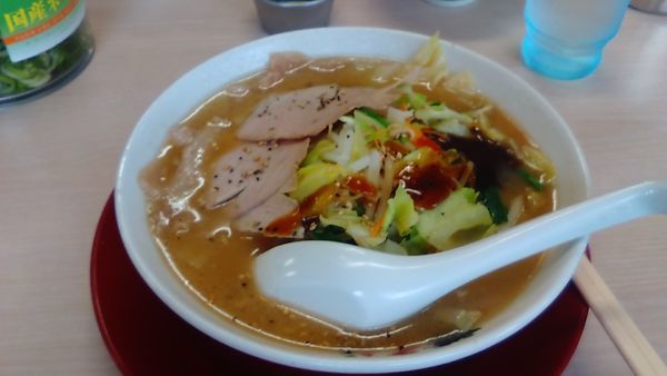 「辛野菜ラーメン800円くらい」@ラーメン 横綱 松戸店の写真