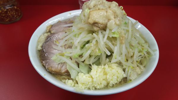 「小ラーメン(ニンニク、アブラ)」@ラーメン二郎 神田神保町店の写真