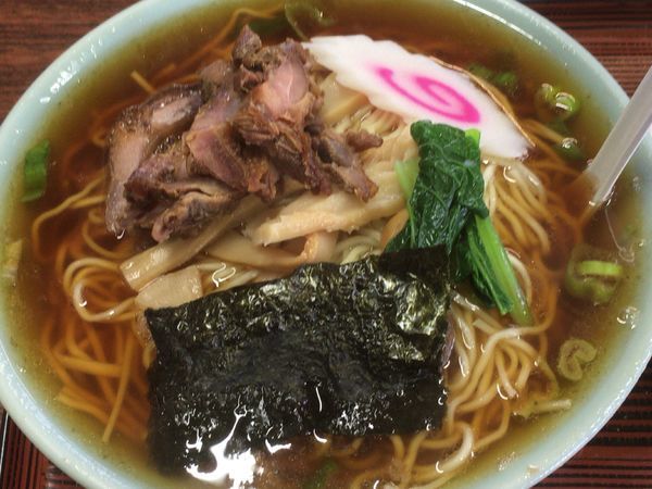 「醤油ラーメン大盛り」@住吉屋の写真