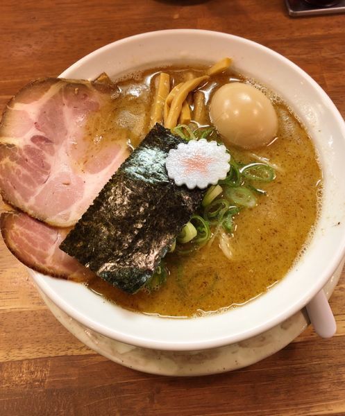 「味玉らーめん(濃厚魚介とんこつ)」@麺匠うえ田の写真