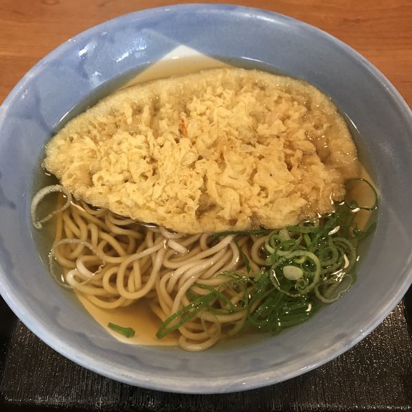 「天ぷら（￥340）」@阪急そば 茶屋町口店の写真