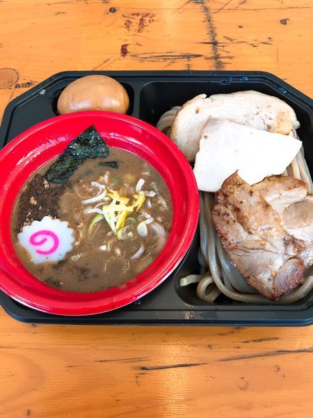 「中華蕎麦とみ田 濃厚豚骨魚介全部のせ」@大つけ麺博  10周年特別企画 ラーメン日本一決定戦！！の写真