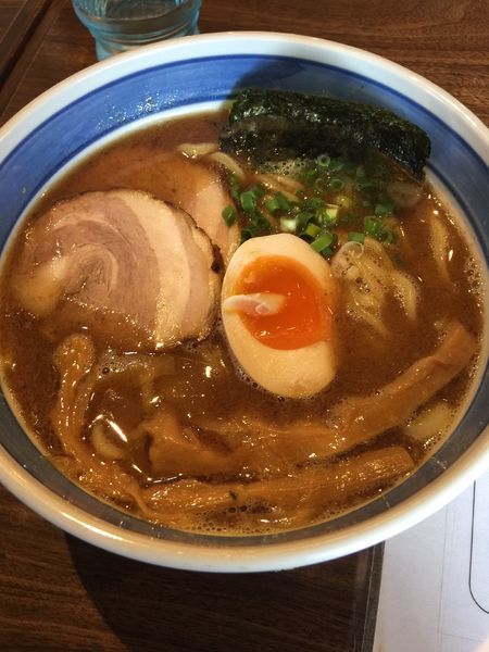 「中華そば大(魚介増し)@750」@中華そば 麦家の写真