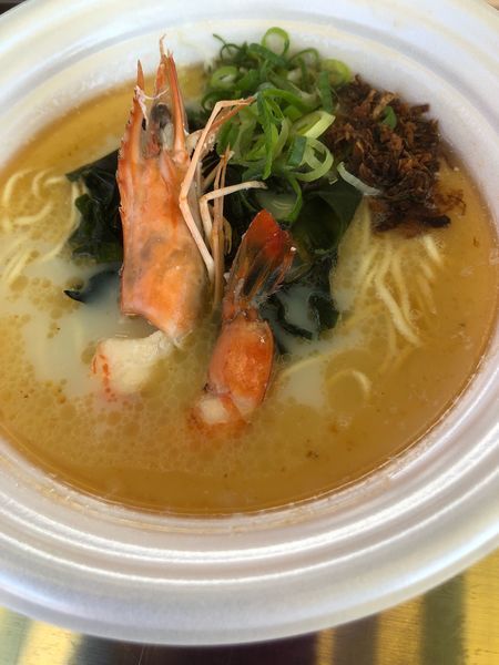 「馬鹿んごと海老潮ラーメン」@東京ラーメンショー2018の写真
