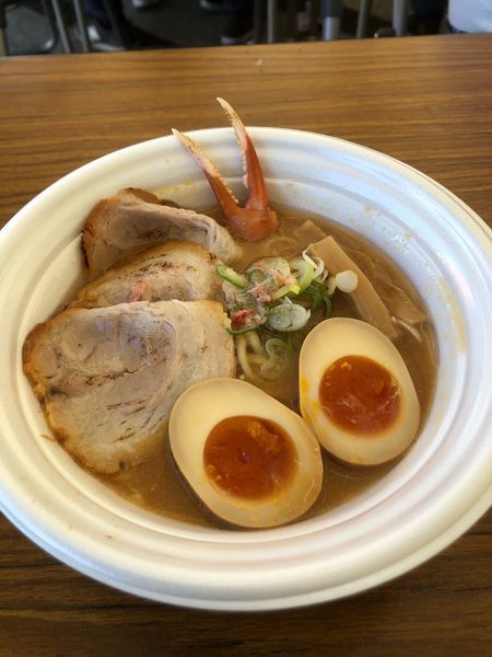 「越前濃厚かに味噌らーめん」@東京ラーメンショー2018の写真