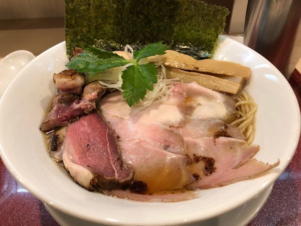 「特製紀州鴨そば」@燃えよ麺助の写真