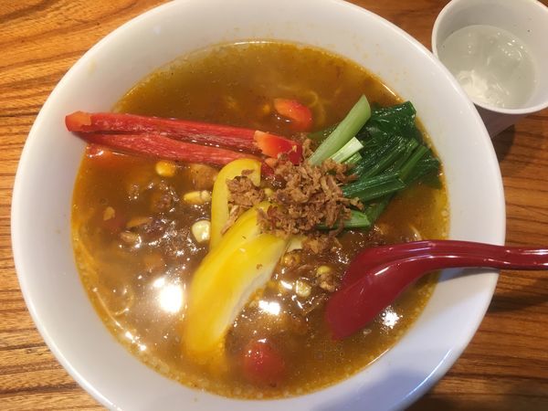 「カレーラーメン980円（10月限定）」@神田らぁめん 悠 HARUKAの写真