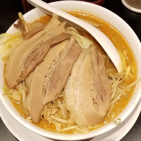 「辛味噌チャーシューメン990円」@味噌ラーメン専門店 味噌太善の写真