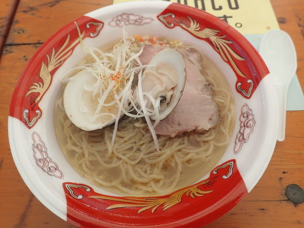 「[らぁめん登里勝]桑名蛤らぁめん」@大つけ麺博  10周年特別企画 ラーメン日本一決定戦！！の写真