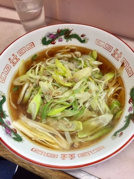 「葱ラーメン 620円」@岐阜屋の写真