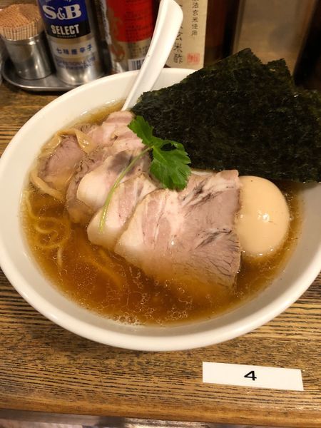 「特製平子煮干しそば」@新橋 纏の写真