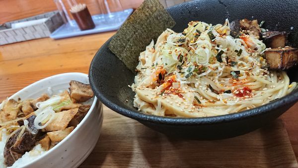 「冷やしまぜそぱ」@中華そば 北炎の写真