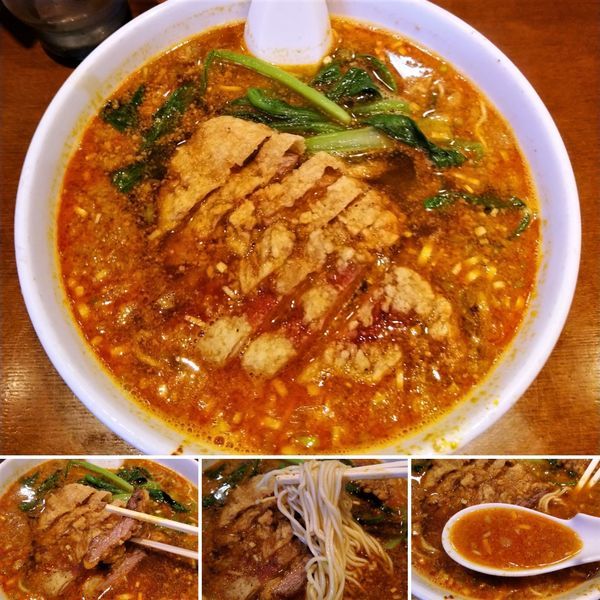 「排骨担々麺　980円」@らーめん 亜寿加の写真