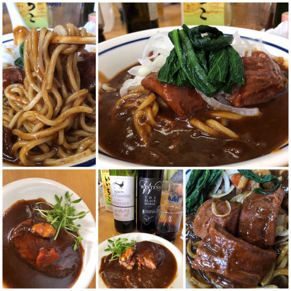 「【10月限定】ぶっかけ牛舌先シチューハンバーグ150g乗せ」@MENYA 食い味の道有楽の写真