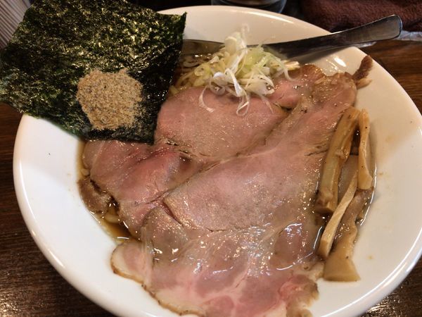 「鶏醤油らぁめん600円」@Soupmenの写真