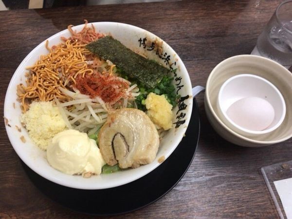 「肉混ぜそば」@博多長浜らーめん 楓神の写真