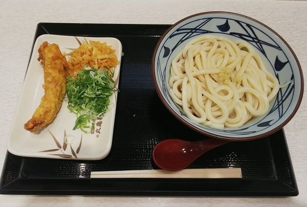 「ぶっかけ（大）半額190円」@丸亀製麺 イオンモール山形南店の写真