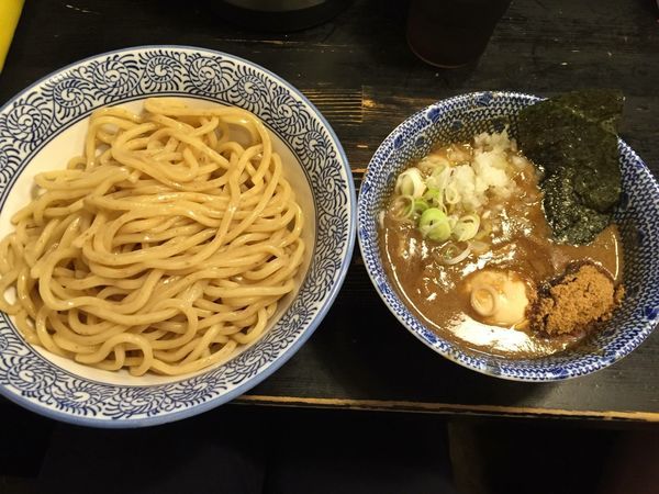 「つけめん 中盛 ➕味付玉子」@狼煙 〜NOROSHI〜の写真