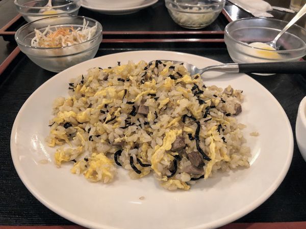 「焼豚入り塩昆布チャーハン」@太陽島の写真