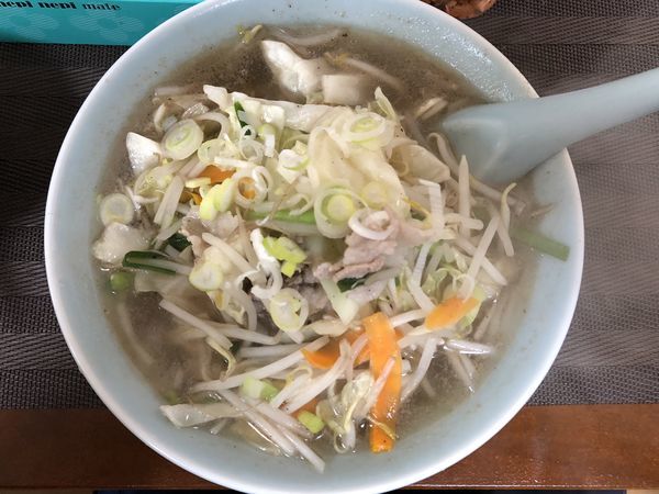 「タンメン600円」@らーめん処 熊っこの写真