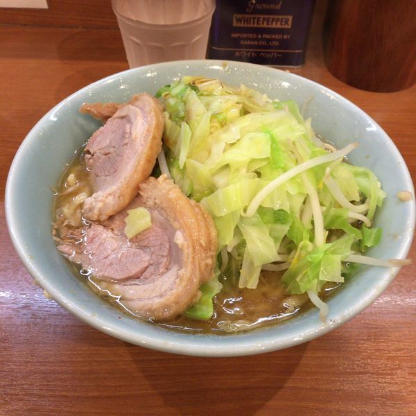 「小ラーメン 麺少なめ 野菜 ニンニク」@ラーメンBoo Boo太郎。の写真
