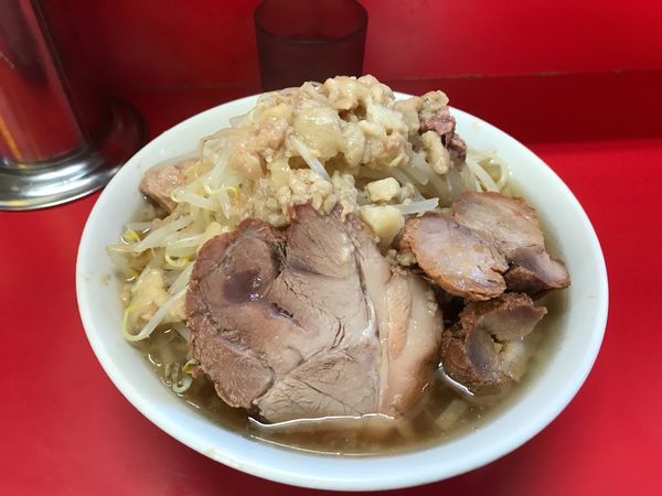 「小ラーメン(ヤサイ、アブラ)」@ラーメン二郎 上野毛店の写真