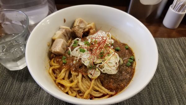 「麻婆まぜそば780円+とろ豚丼300円」@らぁ麺 やまぐち 辣式の写真