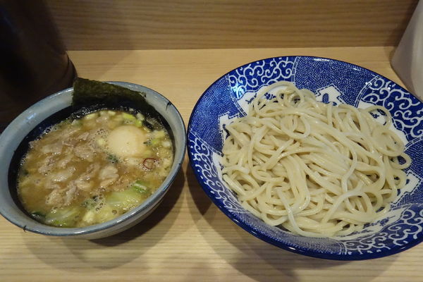 「つけ麺+味玉」@孫作の写真