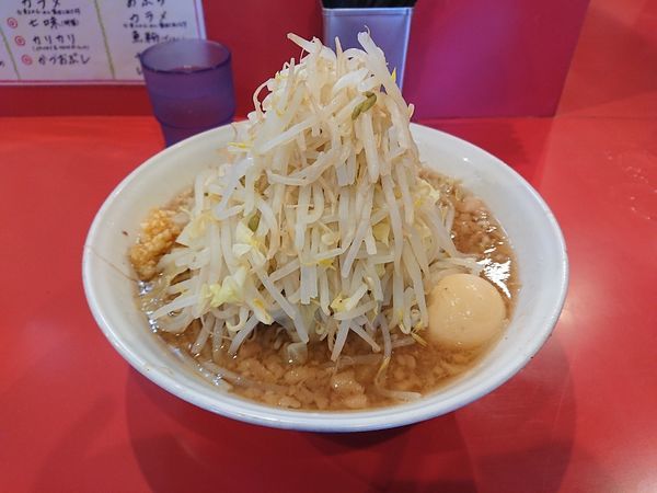 「小らーめん 700円 野菜、にんにく」@麺屋 桐龍の写真