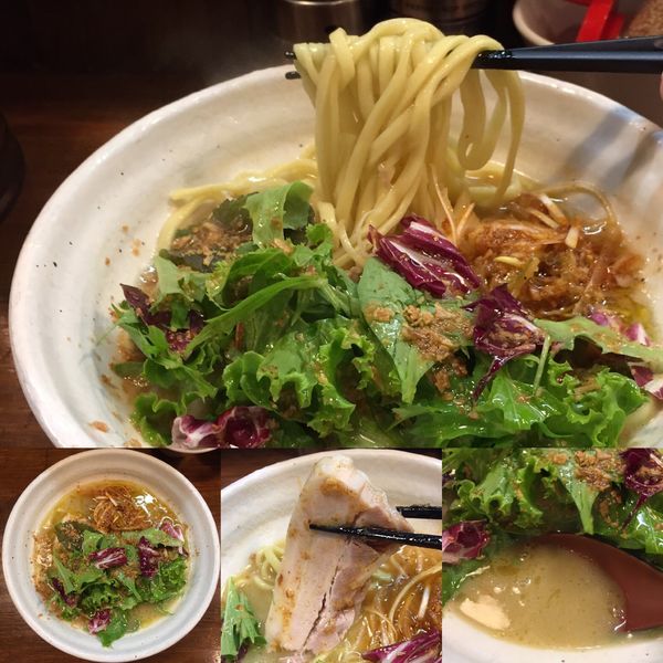 「塩ラーメン〜トリュフオイル掛け〜(並盛)750円」@『   』（無銘）の写真