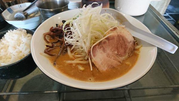 「味噌ラーメン」@狼煙 諏訪店の写真