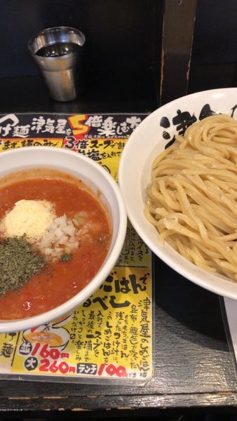 「トマトつけ麺（大盛）」@つけ麺 津気屋 川口店の写真