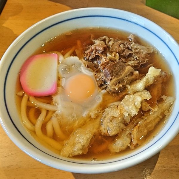 「肉＋ごぼう天690　月見80」@ウエスト 冨合店の写真