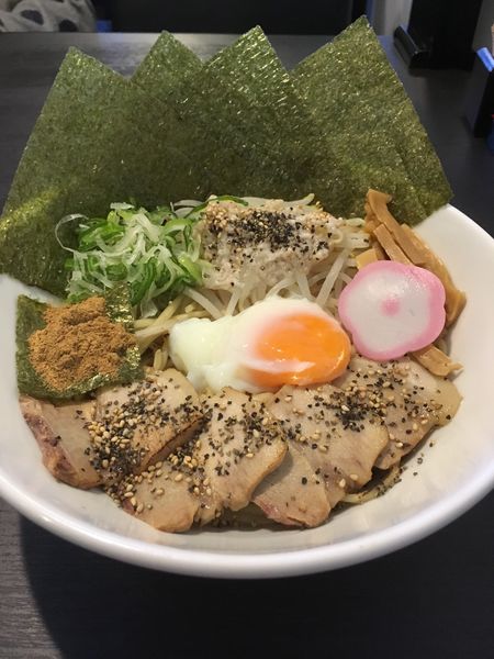 「まぜそば」@上州濃厚中華蕎麦 はたお商店 下小出本店の写真