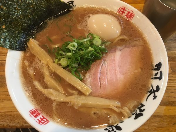 「らぁ麺800円、煮玉子120円」@麺屋 庄太 六浦本店の写真