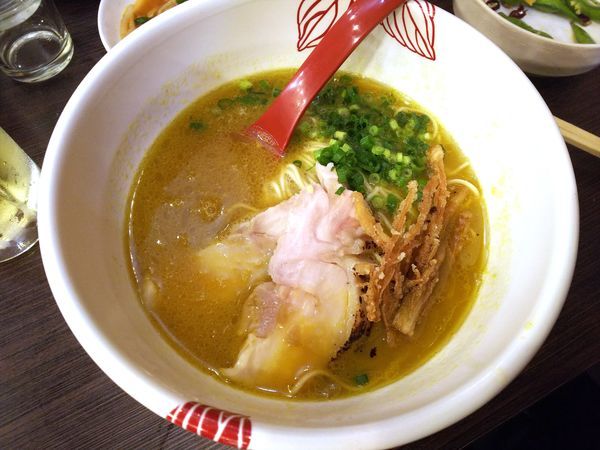 「【限定】かぼちゃときのこのとろとろ塩白湯」@麺処 あす花の写真