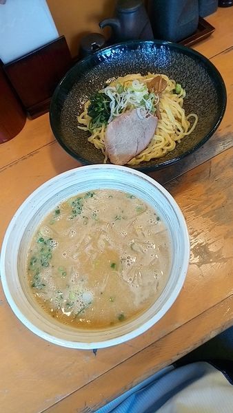 「味噌つけ麵８５０円+サービスライス」@らーめん 匠力の写真