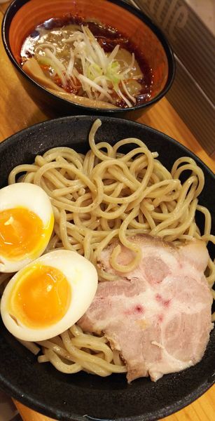 「辛みそつけめん（大）＋味玉」@miso style となみの写真