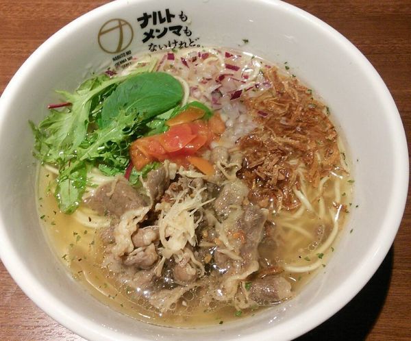 「【限定】牛塩らーめん　９８０円」@ナルトもメンマもないけれど。の写真