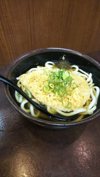 「天ぷらうどん」@大一そば 天満店の写真