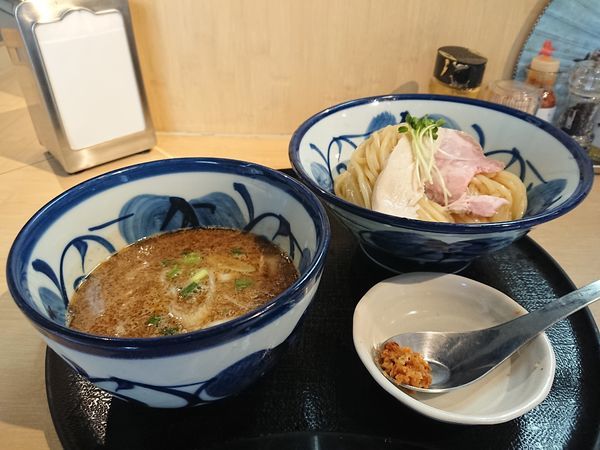 「鶏と魚介のつけめん」@つけ麺 たけもとの写真