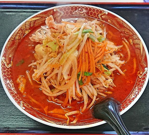 「ちょっと辛いタンメン」@あぢとみ食堂の写真