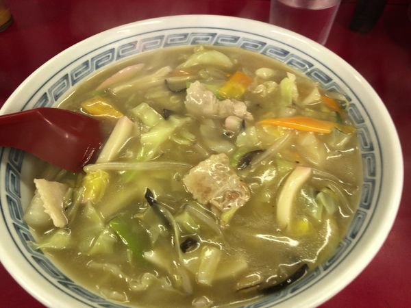 「餡かけチャンポン 550円」@中華料理 千石 大田町店の写真