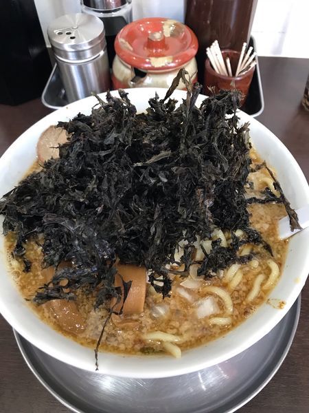 「岩のりラーメン（1000円）」@新潟らーめん こばやしの写真