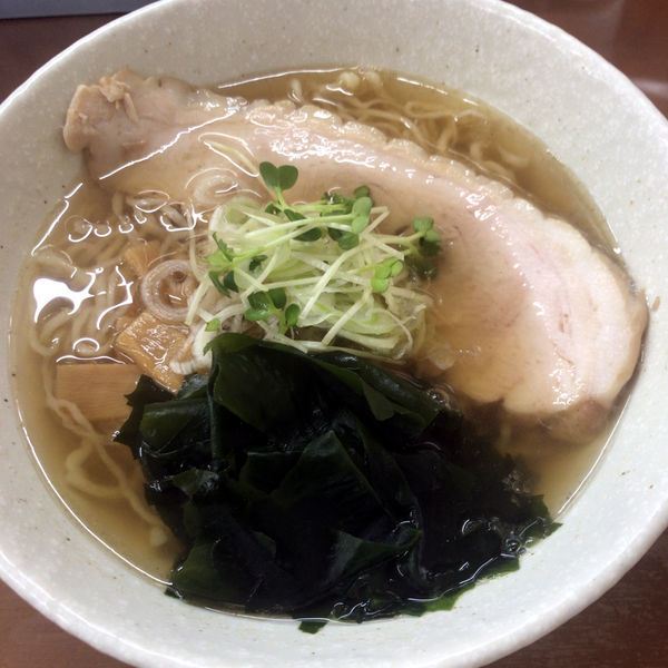 「煮干しラーメン　800円」@手打ラーメン まるいちの写真