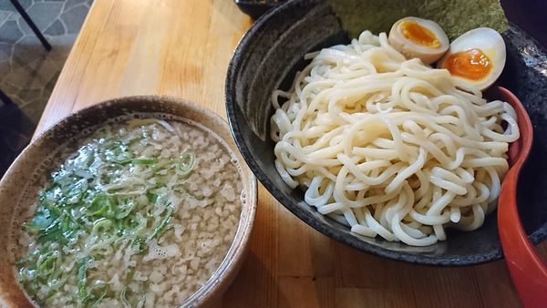 「つけめん鶏和牛+味玉(880円)」@麺屋 八頭龍 戸田店の写真