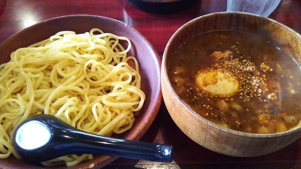「スープカレーつけ麺￥９００」@ヨコハマスープカレー しんぺーの写真