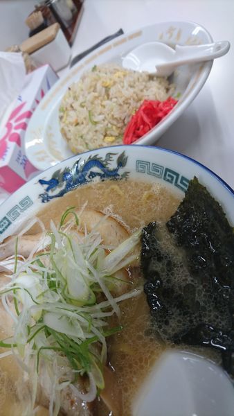 「味噌野菜&炒飯」@北海道らーめん 味源 札幌本店の写真